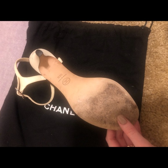 FOR TRADE AS WELL.Good condition Chanel heels😍😍 - Picture 7 of 8